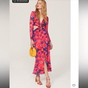 Louna cut out midi dress